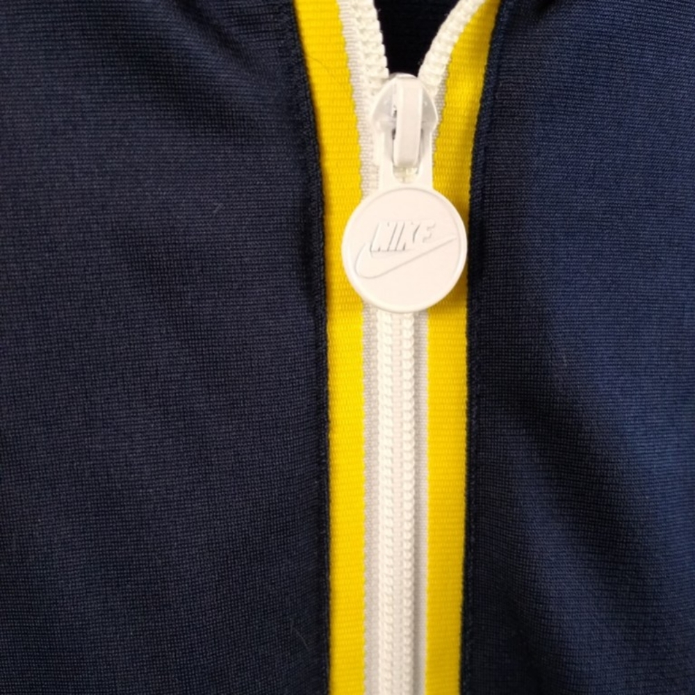 Vintage 90s Y2K Nike Full Zip Track Jacket Navy L - Picture 4 of 8